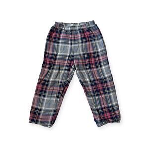 Baby Boden Lined Plaid Pants